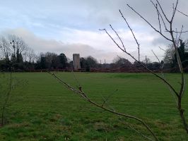Melton 'Old' Church on my walk.